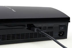 Задняя панель PlayStation 3