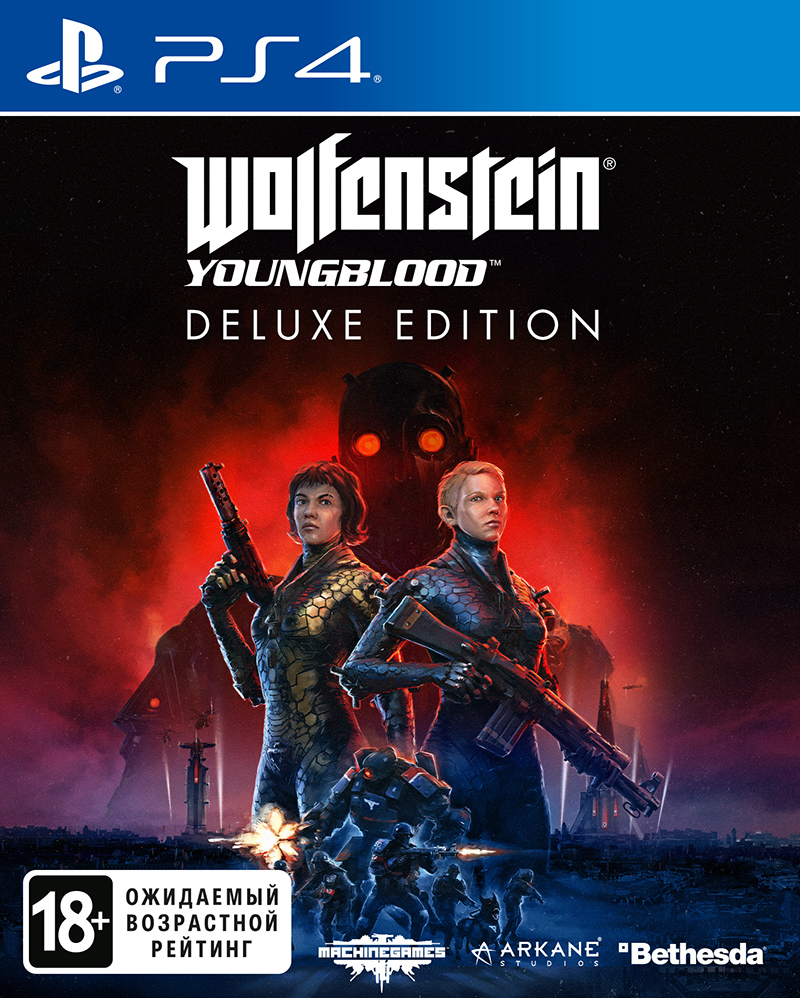 Wolfenstein: Youngblood. Deluxe Edition (PS4) (Только диск) (GameReplay)