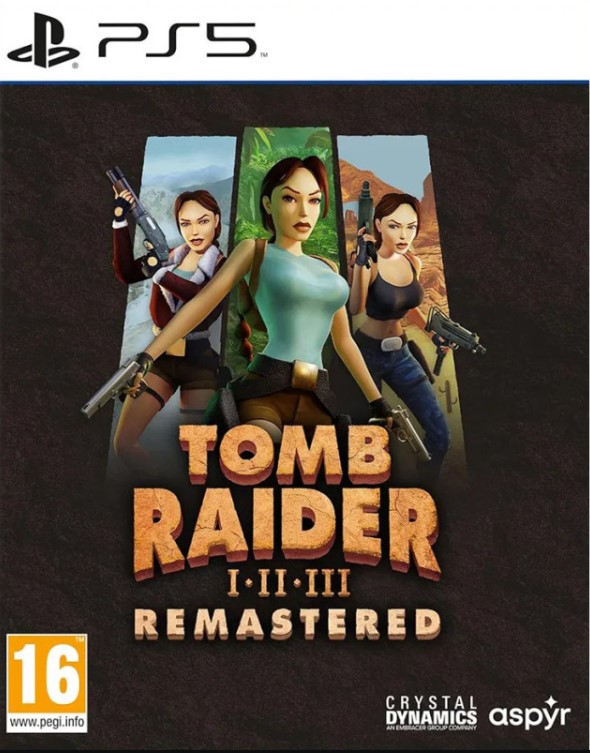 Tomb Raider - Remastered: I-II-III (1-2-3) (PS5) (GameReplay)