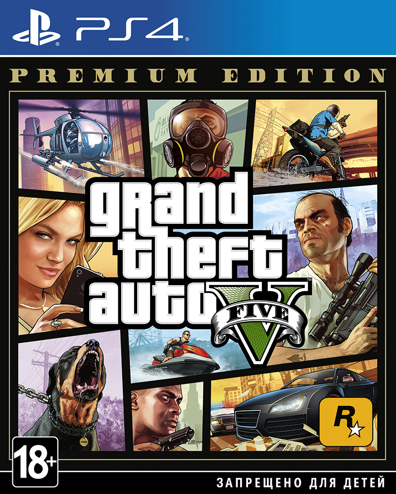 Grand Theft Auto V (GTA 5). Premium Edition (PS4) (GameReplay)