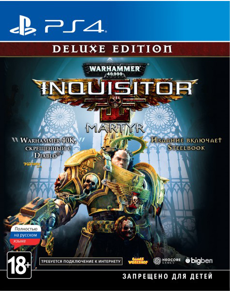 Warhammer 40,000: Inquisitor - Martyr. Deluxe Edition (PS4) (GameReplay)
