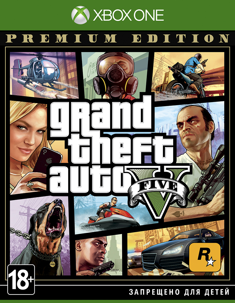 Grand Theft Auto V. Premium Edition (Xbox One) (Только диск) (GameReplay)
