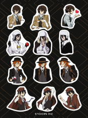 Стикерпак Bungou Stray Dogs