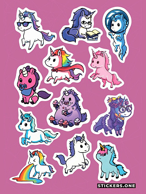 Стикерпак Unicorns