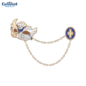 Металлический значок Genshin Impact - Noblesse Oblige: Circlet Of Logos Royal Masque