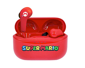 Беспроводные наушники OTL Technologies: Super Mario TWS Wireless Earphones (Red) (SM0894) (624428)