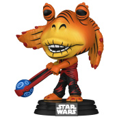 Фигурка Funko POP Star Wars Episode I: The Phantom Menace 25th – Jar Jar Binks (Retro) Exclusive Bobble-Head (700) (77954) (9,5 см) 