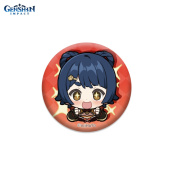 Значок Genshin Impact: Chibi Expressions – Xiangling Can Badge