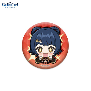 Значок Genshin Impact: Chibi Expressions – Xiangling Can Badge