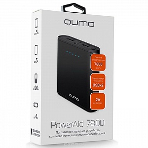 

Портативное зарядное устройство Qumo PowerAid 7800