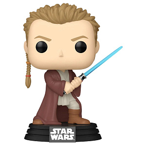 Фигурка Funko POP Star Wars: Episode I – The Phantom Menace 25th Anniversary – Obi-Wan Kenobi (Young) (699) (76018) (9,5 см)