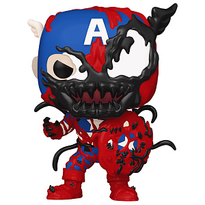 

Фигурка Funko POP Marvel: Carnage – Captain America Bobble-Head (1436) (82644) (9,5 см)