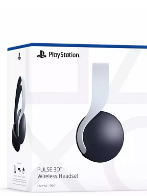 Гарнитура PULSE 3D Wireless Headset для консоли PS5/PS4 (White) (CFI-ZWH1)