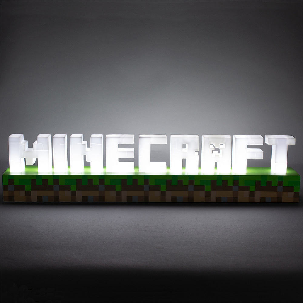 Купить Светильник Minecraft Logo – Light (PP8759MCF) – Интернет магазин  GamePark