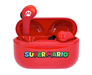 Беспроводные наушники OTL Technologies: Super Mario TWS Wireless Earphones (Red) (SM1155) (627238)