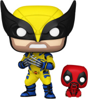 Фигурка Funko POP Marvel: Deadpool 3 – Wolverine with Babypool Bobble-Head (1403) (82382) (9,5 см)