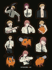 Стикерпак StickersOne: Chainsaw Man #3