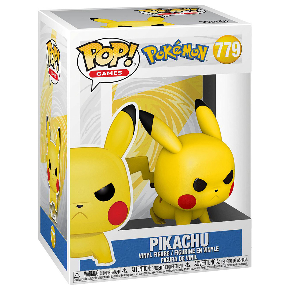 Купить Фигурка Funko POP Games: Pokemon - Pikachu (Attack Stance) (779)  (55228) – Интернет магазин GamePark