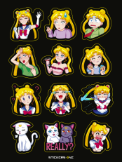 Стикерпак StickersOne: Sailor Moon