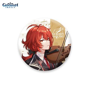 

Значок Genshin Concert Melodies of an Endless Journey Can Badge - Diluc