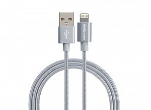 

USB-кабель Smarterra STR-AL002M (1м, нейлон, серый)