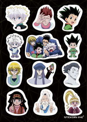 

Стикерпак StickersOne: Hunter x Hunter (УФ)