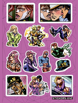 Стикерпак StickersOne: JoJo