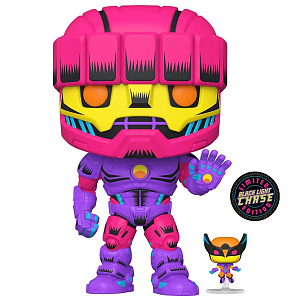 

Фигурка Funko POP Marvel: X-Men – Sentinel with Wolverine (BLKLT) Bobble-Head ONLY CHASE! Exclusive 10" (1054)