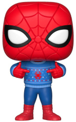 Фигурка Funko POP Marvel: Holiday – Spider-Man In Ugly Sweater Bobble-Head (397) (33983) (9,5 см)