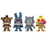 Фигурка Funko POP Games Five Nights at Freddy’s: The Twisted Ones – Freddy / Bonnie / Wolf / Chica [Glows In The Dark] Exclusive (82507) (9,5 см)