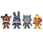 Фигурка Funko POP Games Five Nights at Freddy’s: The Twisted Ones – Freddy / Bonnie / Wolf / Chica [Glows In The Dark] Exclusive (82507) (9,5 см)