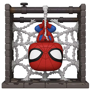 

Фигурка Funko POP Deluxe Marvel: Spider-Man (Webbed) Exclusive Bobble-Head (1462) (84425) (9,5 см)