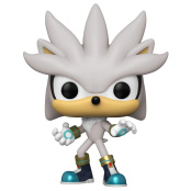 Фигурка Funko POP Games: Sonic The Hedgehog 30th Anniversary – Silver [Glow in the Dark] Exclusive (633) (52249) (9,5 см)