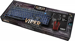 

Игровой набор QUMO Viper K29/M29, K29 проводная, 104 клавиш, подсветка 3 цвета, мышь проводная