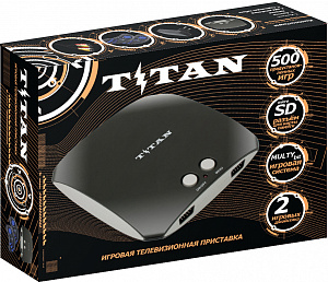 Игровая консоль SEGA Magistr Titan 3 (черный, 500 встроенных игр, SD до 32 ГБ)