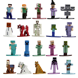 Набор Jada Toys Nano Metalfigs – Minecraft Wave 2  (20 Pack) (30770)