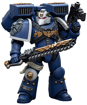 Фигурка Warhammer 40 000: Ultramarines – Vanguard Veteran with Chainsword and Bolt Pistol 1:18 (12,1 см)