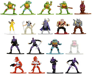 Набор фигурок Jada Toys: Nano Metalfigs – Teenage Mutant Ninja Turtles (18 Pack) (34460)