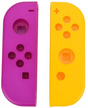 Силиконовые чехлы для 2-х контроллеров Joy-Con (розовый + желтый) - фото 1