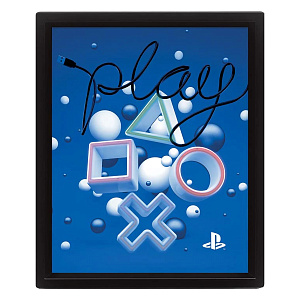 Постер 3D Playstation: Play (EPPL71391)