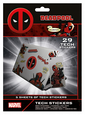 

Наклейки Deadpool (Merc With A Mouth) – Tech Sticker Pack (TS7408)