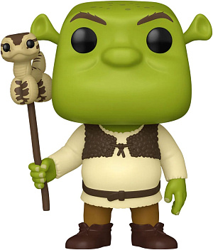 Фигурка Funko POP Movies Shrek: DreamWorks 30th Anniversary – Shrek with Snake (1594) (81176) (9,5 см)