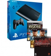 PlayStation 3 500 GB “Game replay” + 3 игры: Risen 2. Dark Waters + Deadly Premonition + R.U.S.E
