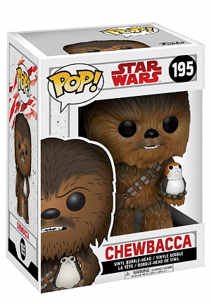 

Фигурка Funko POP! Bobble: Star Wars: The Last Jedi: Chewbacca w/ Porg 14748