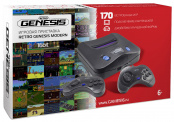 Игровая приставка SEGA Genesis Modern + 170 игр + 2 джойстика