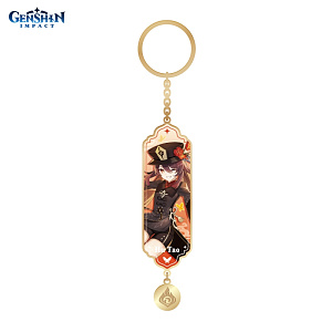 Брелок металический Character Banner Art Metal & Resin Keychain: Moment of Bloom - Hutao