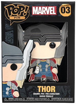 

Значок Funko POP Pin Marvel – Thor Large Enamel Pin (MVPP0003) (48558)