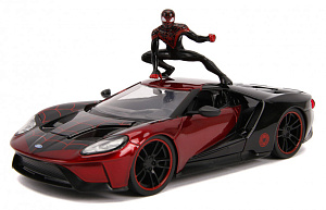 

Машина с фигуркой Hollywood Rides – 2017 Ford GT W/Miles Morales Figure (масштаб 1:24) (31190)