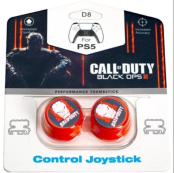 Накладки на стики для геймпада DualSense / DualShock 4 DH Call of Duty: Black Ops III (оранжевый) (2 шт) (D08)