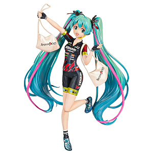 Фигурка Hatsune Miku: Espresto Est – Print & Hair Racing Miku 2019 Team Ukyo Cheering (17 см)